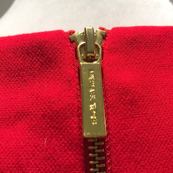 Michael Kors Red Peplum Dress ❤️ - Picture 8 of 11